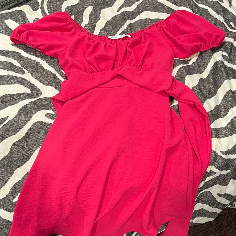 Altar'd State Bright Pink Dress